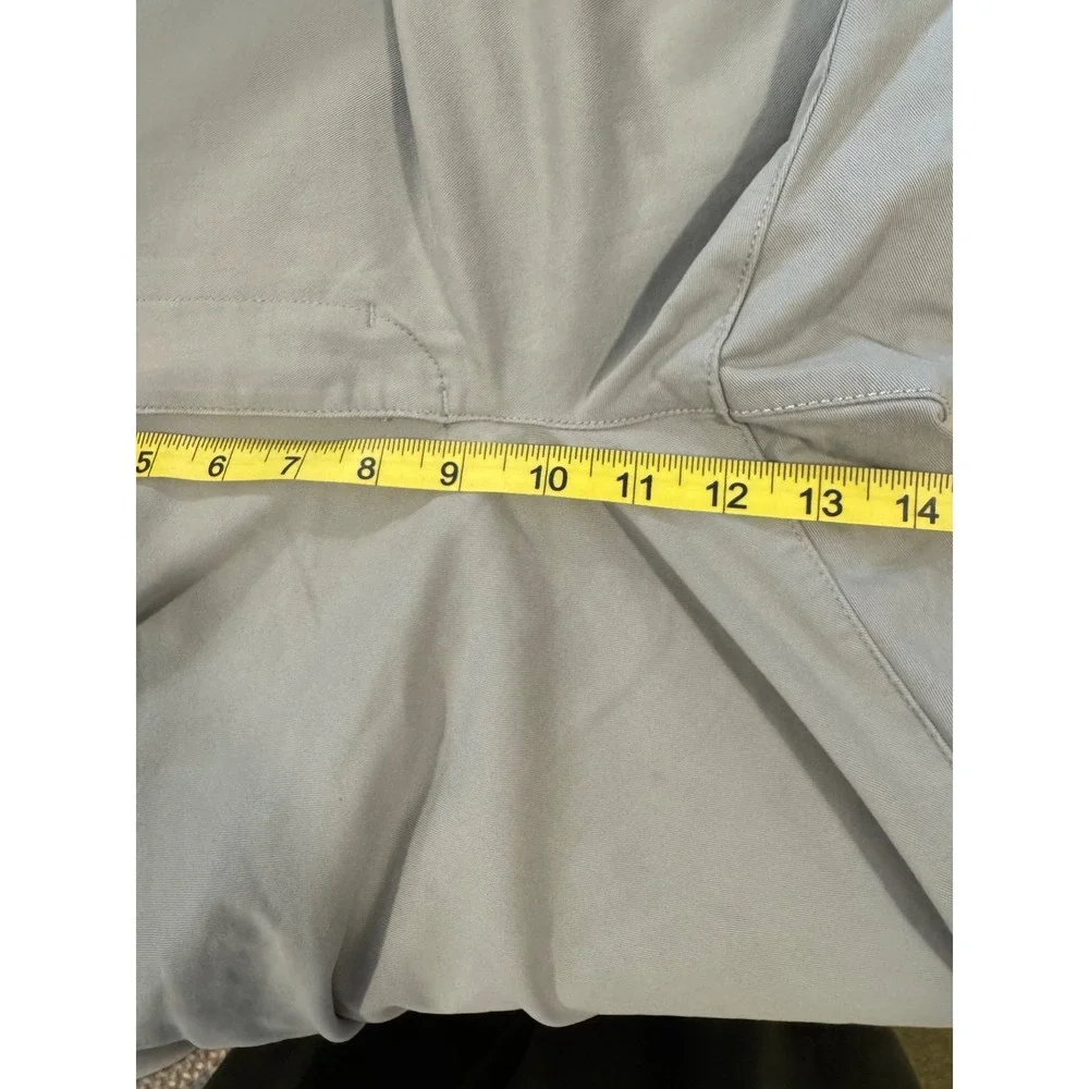 L.L.Bean Chino Classic Fit Pants Mens 42x29 Light Grey Coolmax Preppy Neutral - Picture 14 of 15